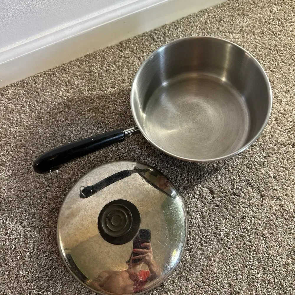 Revere Ware 2Qt 1.9P Sauce Pan With D15 S Stainless Steel Indonesia